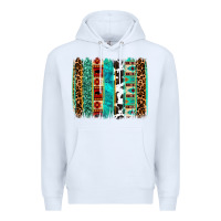 White western brushstroke Premium Hoodie - OliviaCreatesArt