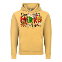 Vintage Mustard One Merry Nurse Vintage Hoodie - LillyAllenDesigns