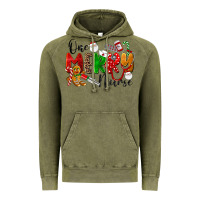 Vintage Olive One Merry Nurse Vintage Hoodie - LillyAllenDesigns