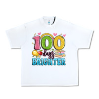 White 100 days brighter Urban Heavy Tee - Artiststas