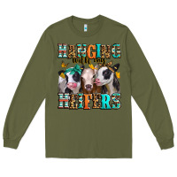 Army Green hanging with my heifers Long Sleeve Tee - Jasminsmagicworld
