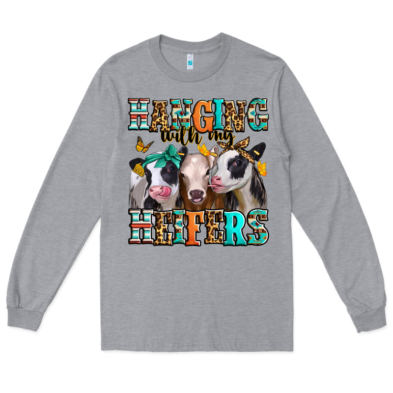 Hanging With My Heifers Long Sleeve Tee by Jasminsmagicworld | Teevron