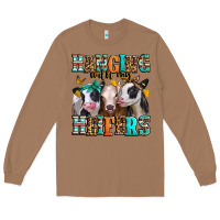 Toasted Coconut hanging with my heifers Long Sleeve Tee - Jasminsmagicworld