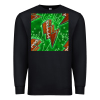 Black american football thunder Premium Sweatshirt - BundleAndBundleShop