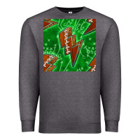 Charcoal Heather american football thunder Premium Sweatshirt - BundleAndBundleShop