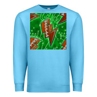 Ocean Blue american football thunder Premium Sweatshirt - BundleAndBundleShop