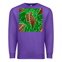Purple american football thunder Premium Sweatshirt - BundleAndBundleShop