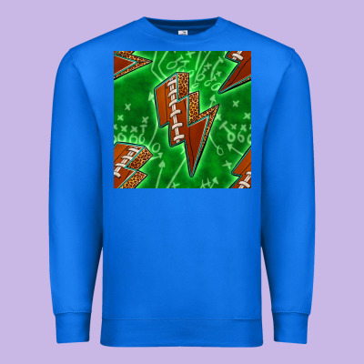 American Football Thunder Premium Sweatshirt Designed By Bundleandbundleshop