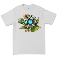 Dove Grey gemstone sunflower Premium Tee - JahusDesignShop