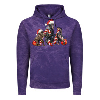 Cloud Purple christmas chimpanzee and gorilla Vintage Hoodie - LillyAllenDesigns