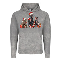 Cloud Rock christmas chimpanzee and gorilla Vintage Hoodie - LillyAllenDesigns