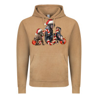 Vintage Camel christmas chimpanzee and gorilla Vintage Hoodie - LillyAllenDesigns