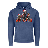 Christmas Chimpanzee And Gorilla Vintage Hoodie | Teevron