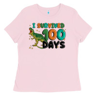 I Survived 100 Days Ladies Tee | Teevron