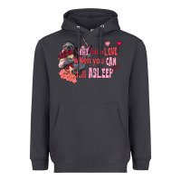 Smoke sloth why fall in love when you can fall asleep Heavyweight Hoodie - FaDigitalArtStudio