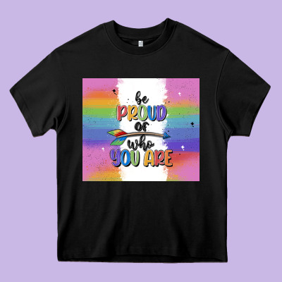 Be Proud Of Who You Are Heavy Core Tee Designed By Maliassmallbusiness