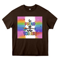 Chocolate Brown be proud of who you are Heavy Core Tee - MaliasSmallBusiness