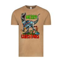 Vintage Camel merry christmas velociraptor Vintage Tee - LillyAllenDesigns