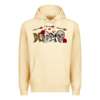 Pina Colada Xoxo Valentine skulls Valentine's Day Premium Hoodie - FaDigitalArtStudio