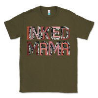Army Green inked mama Classic Tee - JahusDesignShop