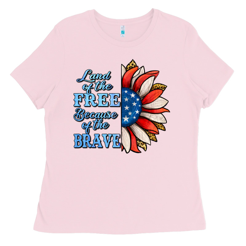 Patriotic Sunflower No Background Ladies Tee by Jasminsmagicworld | Teevron