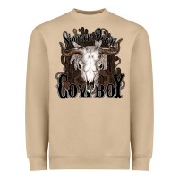 Mushroom Simmer down Cowboy Heavyweight Sweatshirt - HowdyJamesFarm