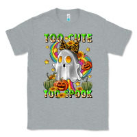 Heather Grey too cute too spook Classic Tee - LillyAllenDesigns