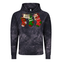 Cloud Black Christmas Socks With Santa Letter Vintage Hoodie - LillyAllenDesigns