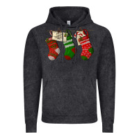Vintage Black Christmas Socks With Santa Letter Vintage Hoodie - LillyAllenDesigns