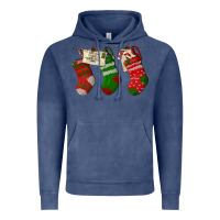 Vintage Denim Christmas Socks With Santa Letter Vintage Hoodie - LillyAllenDesigns