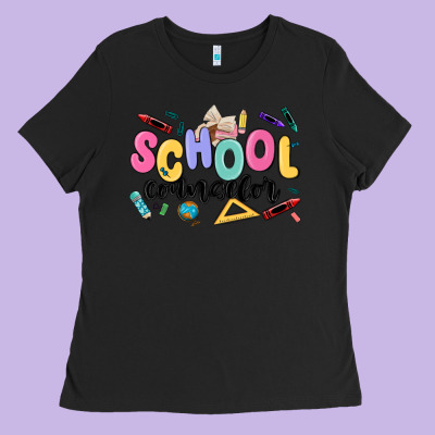 School Counselor Ladies Tee Designed By Maliassmallbusiness