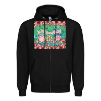 Black Easter gnomes Zipper Hoodie - OliviaCreatesArt