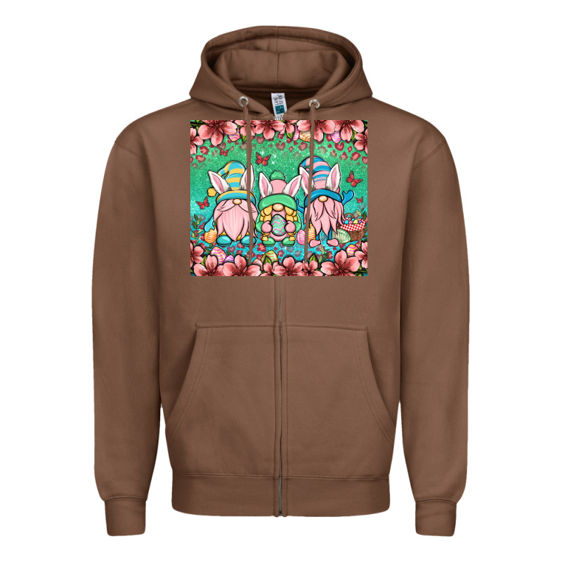 Easter Gnomes Zipper Hoodie by OliviaCreatesArt | Teevron