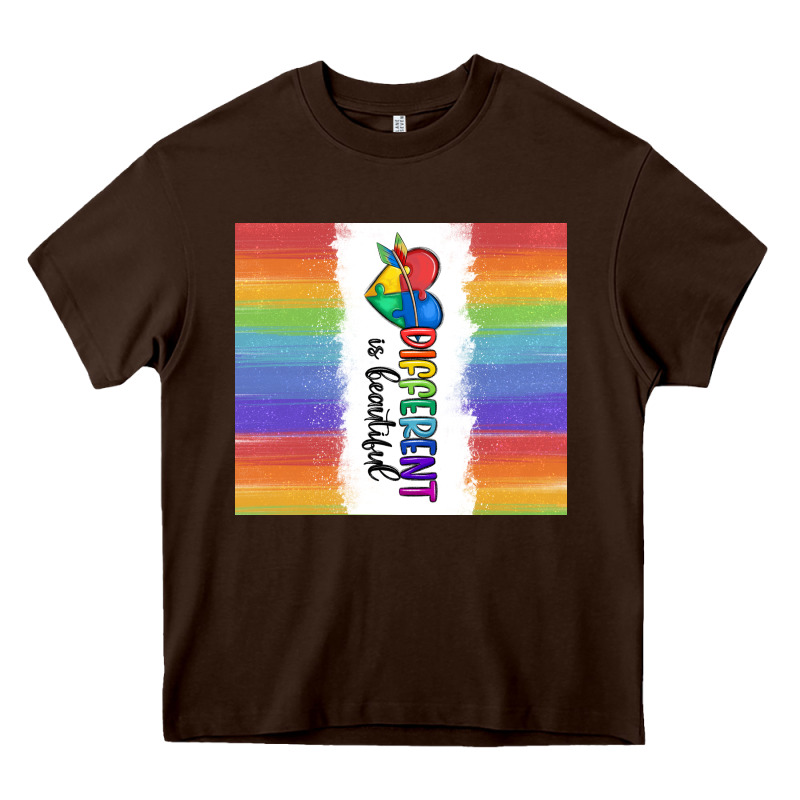 Different Is Beautiful Heavy Core Tee by MaliasSmallBusiness | Teevron