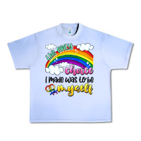 Grape Ice the only choice i made was to be myself Urban Heavy Tee - Artiststas