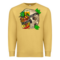 Antique Gold skull crawfish season Premium Sweatshirt - FaDigitalArtStudio