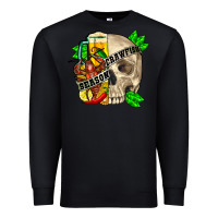 Black skull crawfish season Premium Sweatshirt - FaDigitalArtStudio