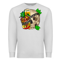 Dove Grey skull crawfish season Premium Sweatshirt - FaDigitalArtStudio