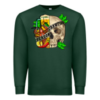 Sports Green skull crawfish season Premium Sweatshirt - FaDigitalArtStudio