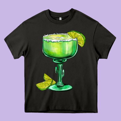 Mexican Margarita Heavy Core Tee Designed By Adodesignshop