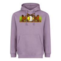 Lavender Baseball And Softball Mom Libbey Glass Heavyweight Hoodie - BundleAndBundleShop