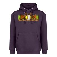 Plum Baseball And Softball Mom Libbey Glass Heavyweight Hoodie - BundleAndBundleShop