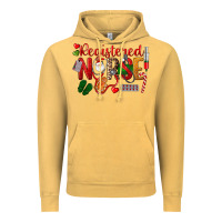 Vintage Mustard Registered Nurse Christmas Vintage Hoodie - LillyAllenDesigns