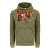 Vintage Olive Registered Nurse Christmas Vintage Hoodie - LillyAllenDesigns