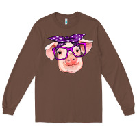 Chestnut pig with bandana Long Sleeve Tee - RanaPortraitStore