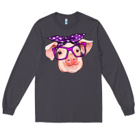 Smoke pig with bandana Long Sleeve Tee - RanaPortraitStore