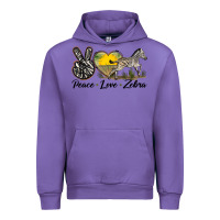 Tulip peace love zebra Urban Hoodie - LillyAllenDesigns