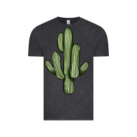Vintage Black cactus Vintage Tee - JahusDesignShop