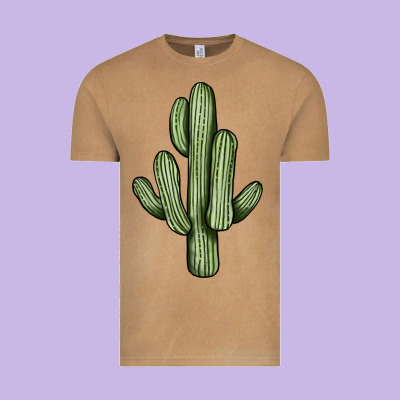 Cactus Vintage Tee Designed By Jahusdesignshop