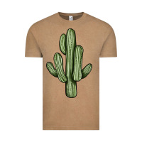Vintage Coffee cactus Vintage Tee - JahusDesignShop